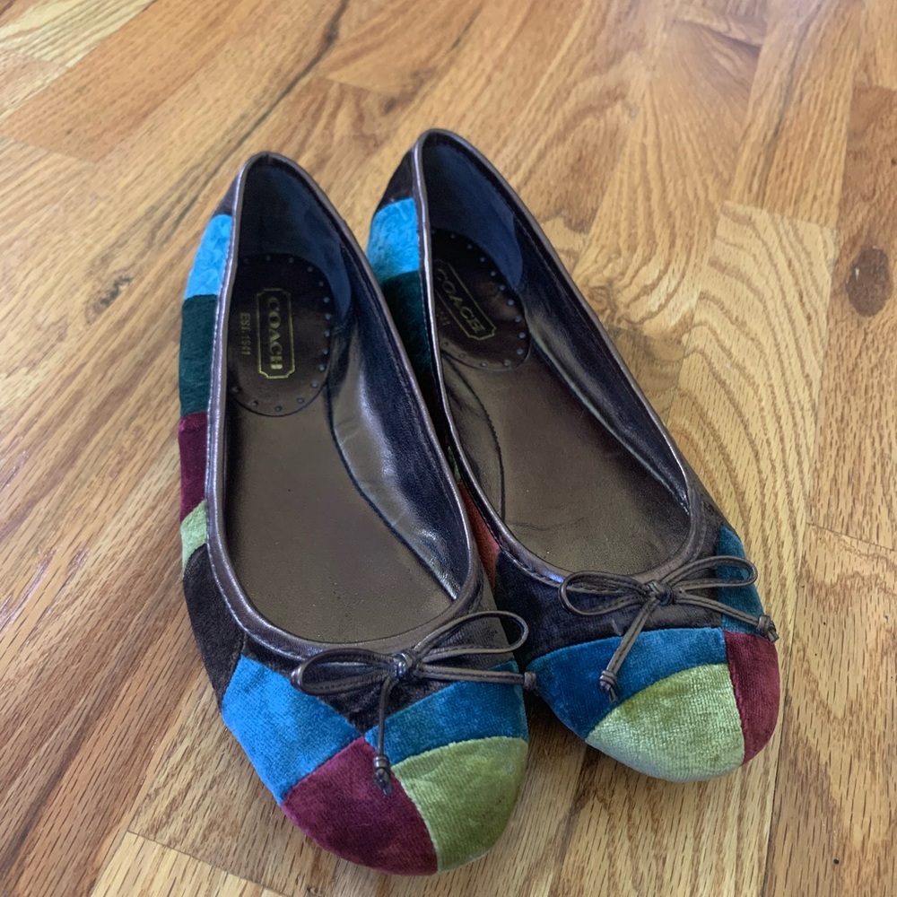 Coach | Patchwork Flats | Multicolor | 7.5 B